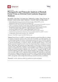 Phylogenetic and Timescale Analysis of Barmah Forest Virus As Inferred from Genome Sequence Analysis