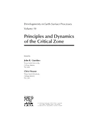 Principles and Dynamics of the Critical Zone