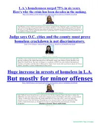 But Mostly for Minor Offenses