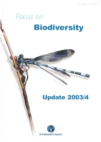 F Ocuson B Iodiversity U Pdate 2 0 0 3 / 4 E Nvironm Ent a Gency