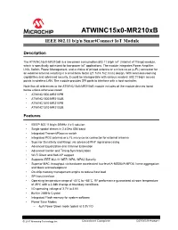 IEEE 802.11 B/G/N Smartconnect Iot Module