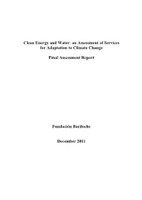 An Assessment of Services for Adaptation to Climate Change Final