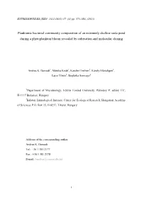 EXTREMOPHILES (ISSN: 1431-0651) 17: (4) Pp