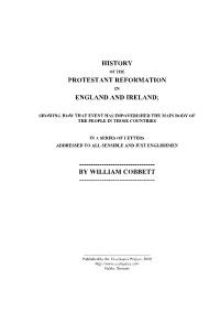 History Protestant Reformation