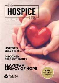 Leaving a Legacy of Hope