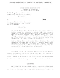 P:\Chris B\Civil\Summary Judgment\Bubble Pony Partial SJ