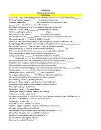 SYBA SEM 4 History of Ancient India QUESTIONS Pushyamitra Sunga