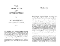 The Principles of Mathematics Iii