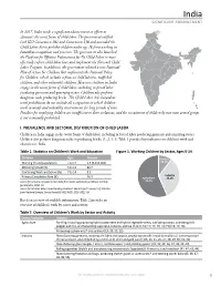 2017 Findings on the Worst Forms of Child Labor: India