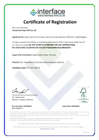 Certificate of Registration