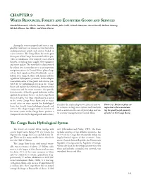 Chapter 9 Water Resources, Forests and Ecosystem Goods and Services