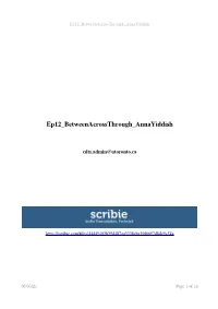 Ep12 Betweenacrossthrough
