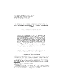 On Torsion and Finite Extension of Fc and Τnk Groups in Certain Classes of Finitely Generated Groups