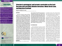 Structural, Petrological, and Tectonic Constraints on the Loch Borralan and Loch Ailsh Alkaline Intrusions, Moine Thrust Zone, GEOSPHERE, V