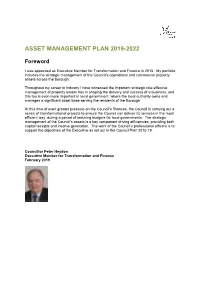 Asset Management Plan 2019 to 2022
