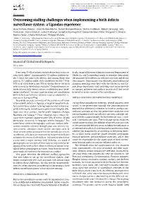 Overcoming Staffing Challenges When Implementing a Birth Defects Surveillance System: a Ugandan Experience
