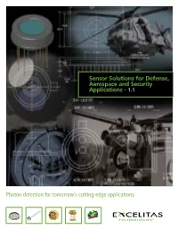 Sensor Solutions for Defense, Aerospace and Security Applications - 1.1