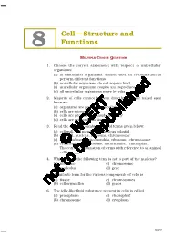 Chapter 8 Cell-Structure and Function.Pmd