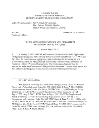 Docket No. EC11-35-000 Northeast Utilities