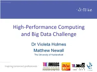 High Performance Computing and BD
