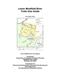 Lower Westfield River Trails User Guide