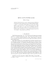 Quivers and the Euclidean Group