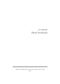 Real Analysis