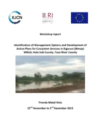 Tana River Workshop Report 1