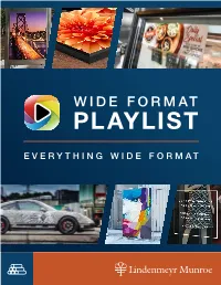 Wide Format Playlist