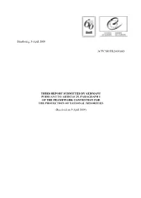 003 Third Report Submitted by Germany Pursuant To