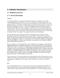 3. Subbasin Assessment