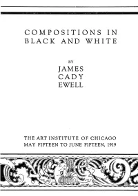 Compositions in Black and White by James Cady Ewell