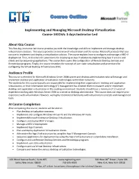 Course Outline