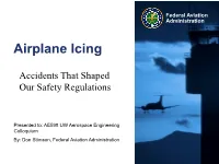 Airplane Icing