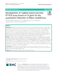 Development of Taqman-Based Real-Time RT-PCR Assay Based On