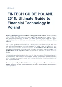 FINTECH GUIDE POLAND 2018: Ultimate Guide to Financial Technology in Poland