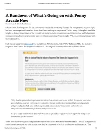 A Rundown of What's Going on with Penny Arcade