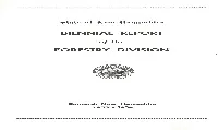 Biennial Report Forestry Division