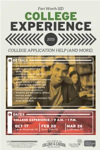 College Application Help (And More)