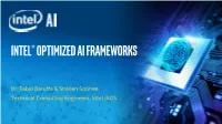 Intel® Optimized AI Frameworks