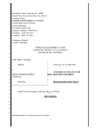 Amended Complaint 1-07-03