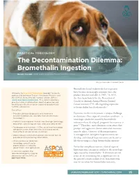 Bromethalin Ingestion