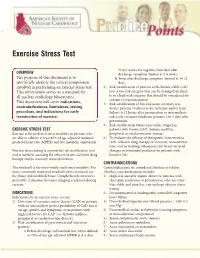 Exercise Stress Test