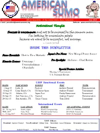 Inside This Newsletter