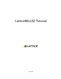 Latticemico32 Tutorial