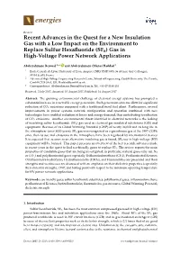 (SF6) Gas in High-Voltage Power Network Applications