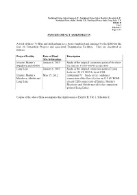 SYSTEM IMPACT ASSESSMENTS a Total of Three (3