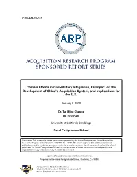 Acquisition Research Program Sponsored Report Series
