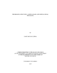 Fm Demodulation Using a Digital Radio and Digital Signal Processing