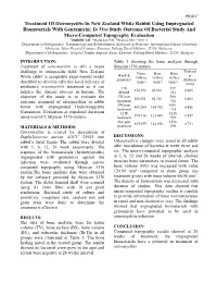 PR01C Treatment of Osteomyelitis in New Zealand White Rabbit Using Impregnated Biomaterials with Gentamicin